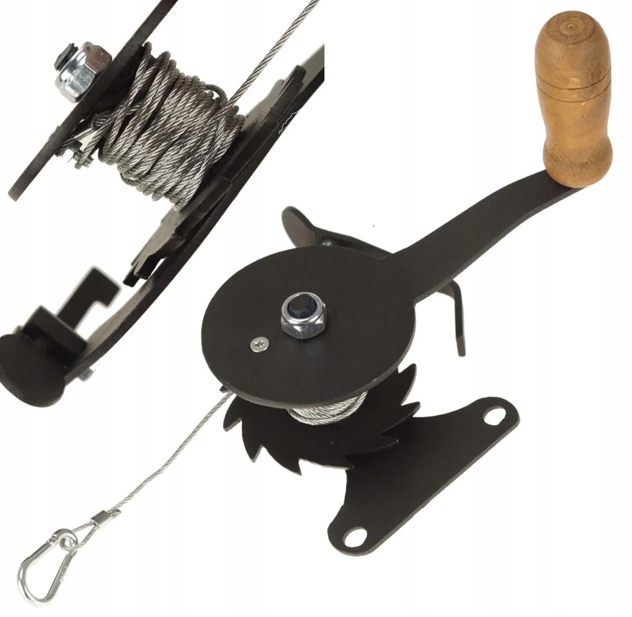 kołowrotek do grilla mechanizm blokujący