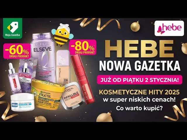 Rodzaje promocji Hebe i ich czas trwania infografika