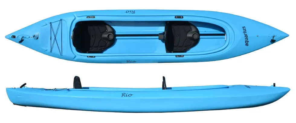 dobrze spakowany kajak