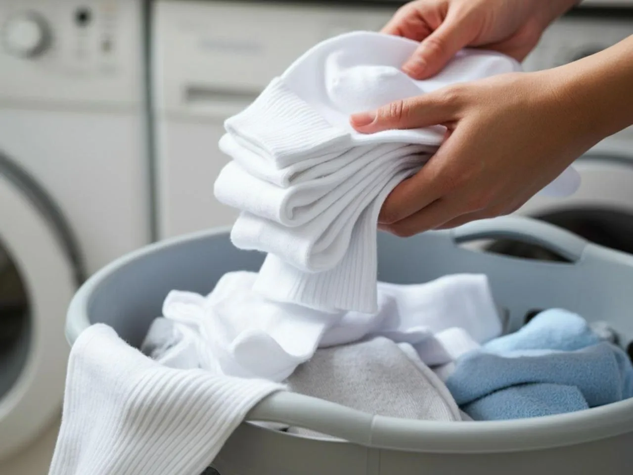 Domowe sposoby na pranie skarpetek, soda ocet cytryna