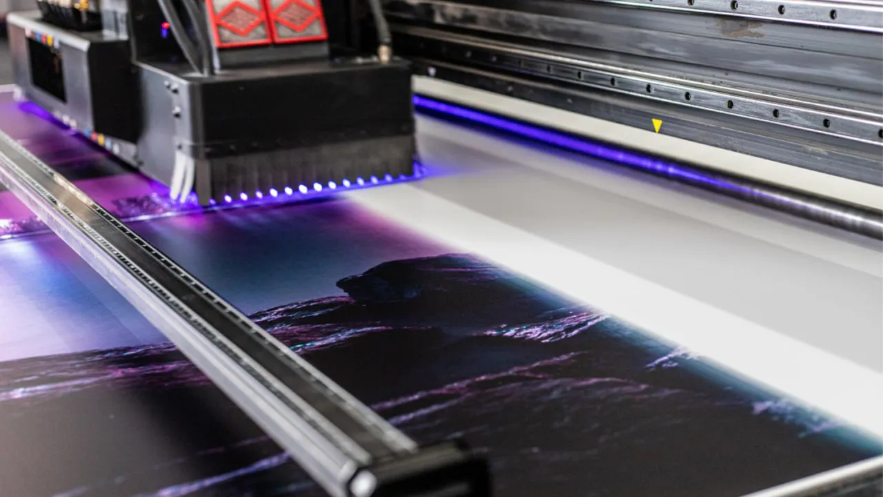 druk UV na folii elektrostatycznej