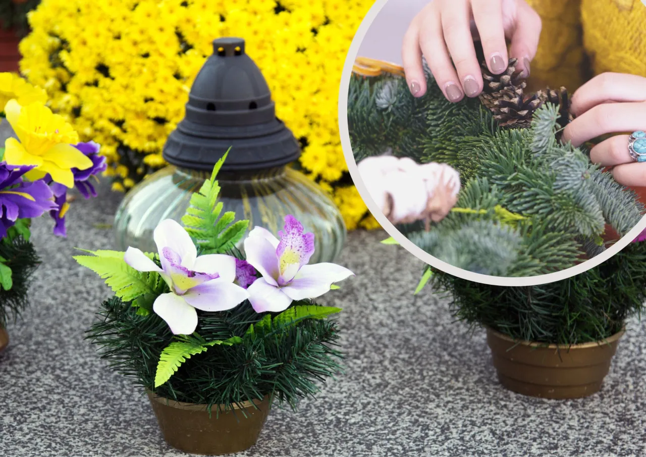 stroik na cmentarz DIY krok po kroku