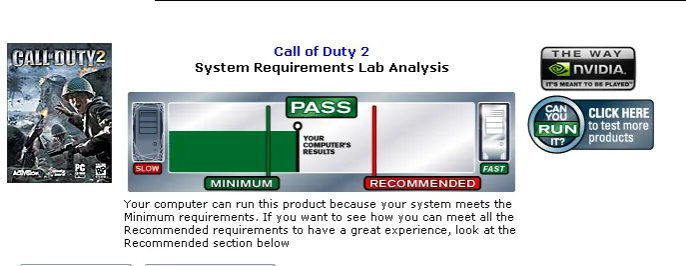 Porównanie wymagań gry z własnym PC Can You RUN It