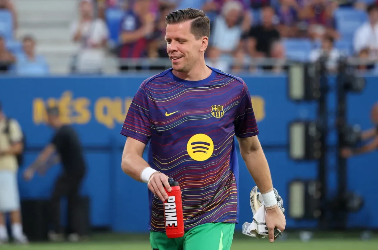Wojciech Szczęsny w koszulce FC Barcelona