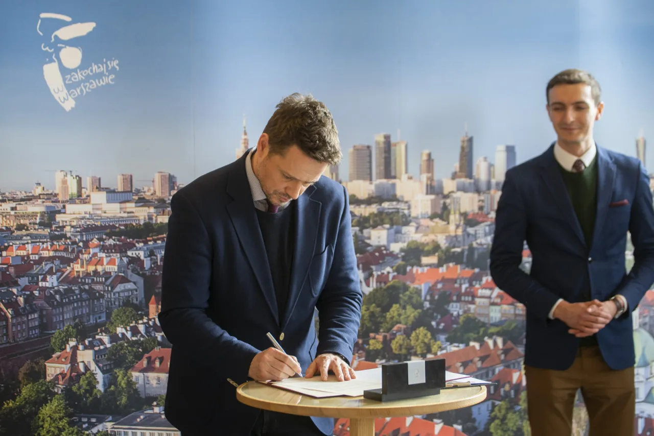 Warszawska Deklaracja LGBT podpisanie Rafał Trzaskowski