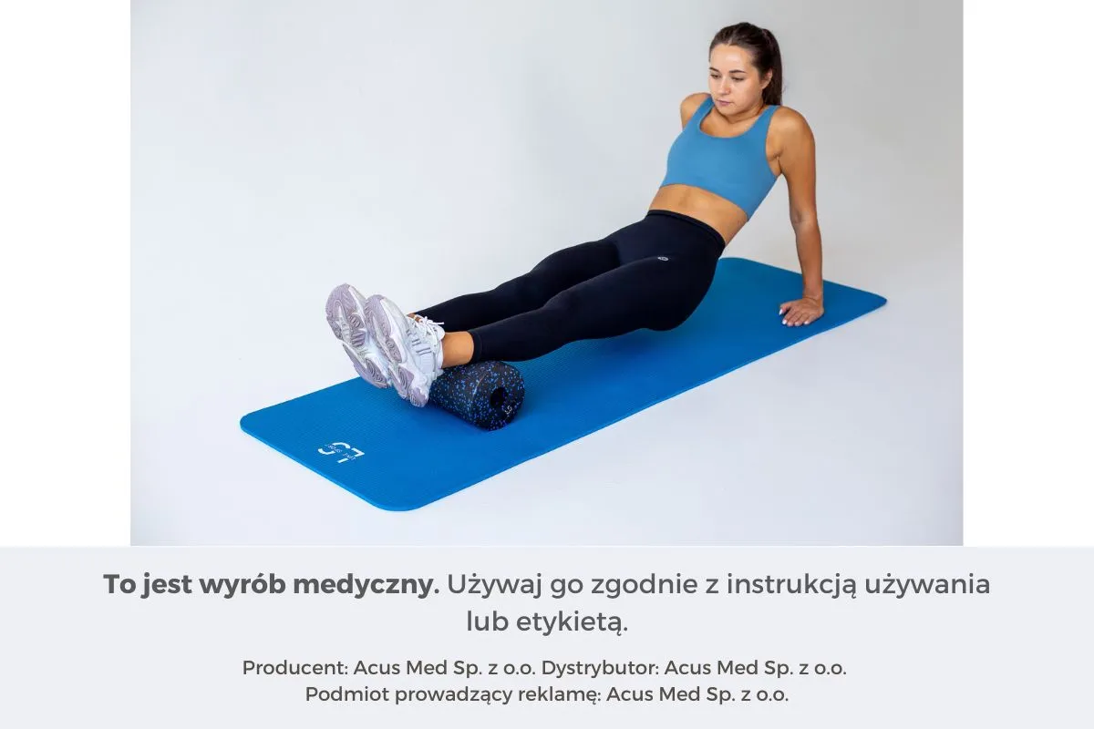 prawidłowe rolowanie mięśni wałkiem