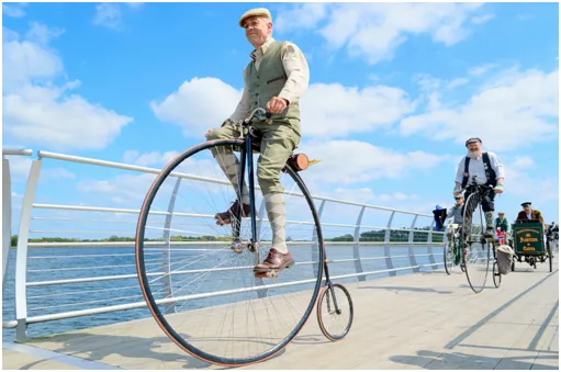 bicykl penny-farthing