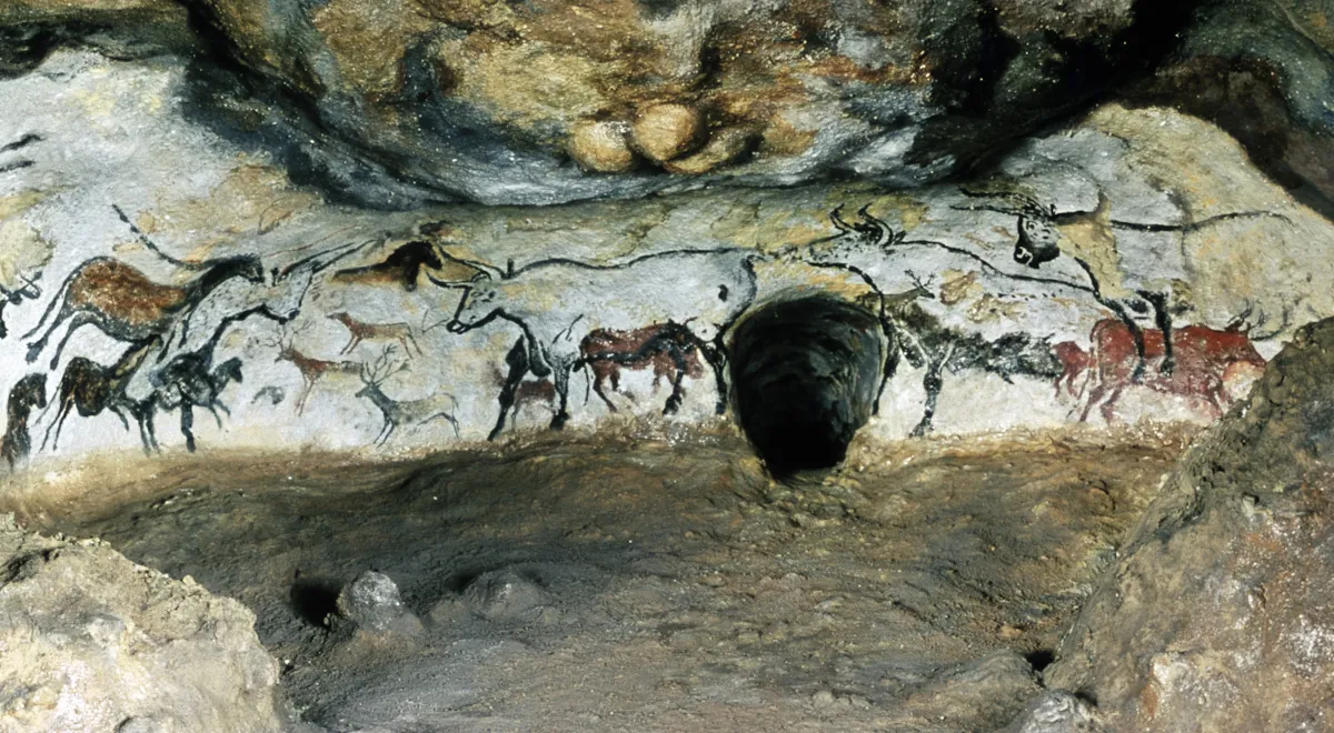 Malowidła naskalne Lascaux, jaskinia prehistoria