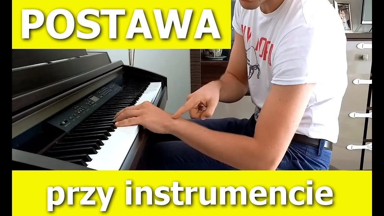 prawidłowe ułożenie dłoni na pianinie