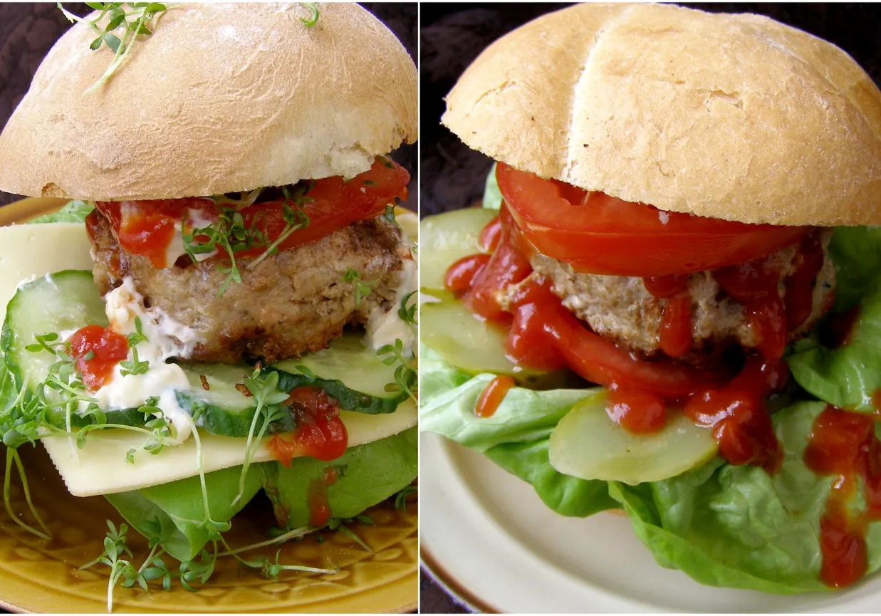 burger PRL mielony w bułce