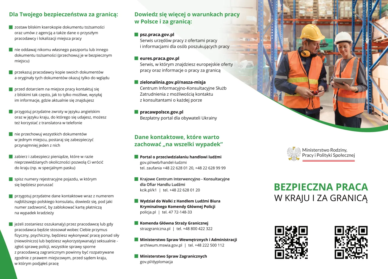 Obowiązki bezrobotnego praca za granicą