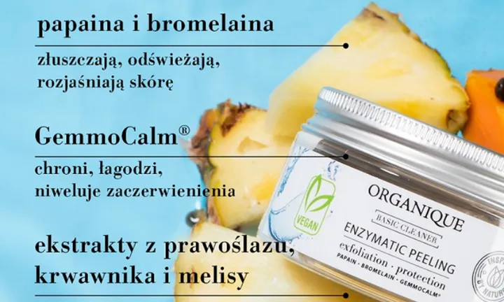 Zdjęcie Peeling enzymatyczny - co to jest i jak działa na Twoją skórę