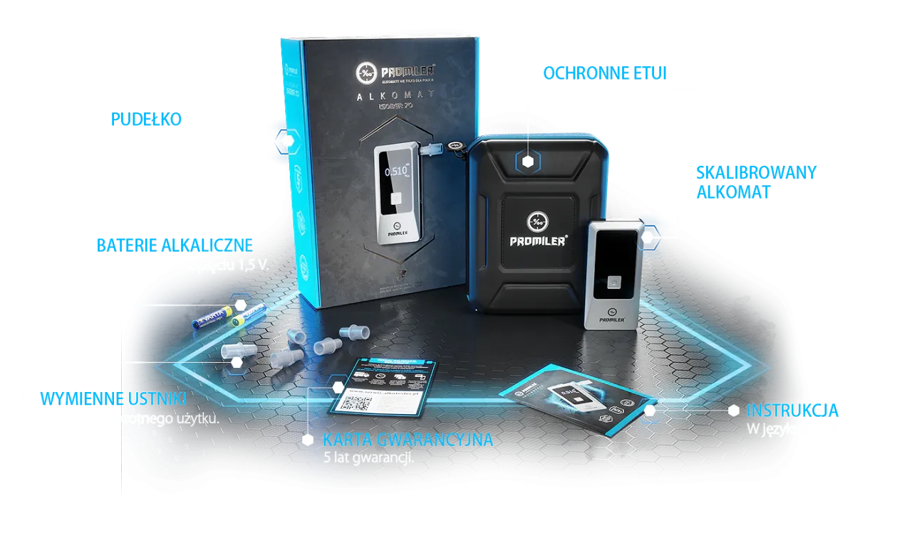 karta gwarancyjna i dow&oacute;d zakupu alkomatu