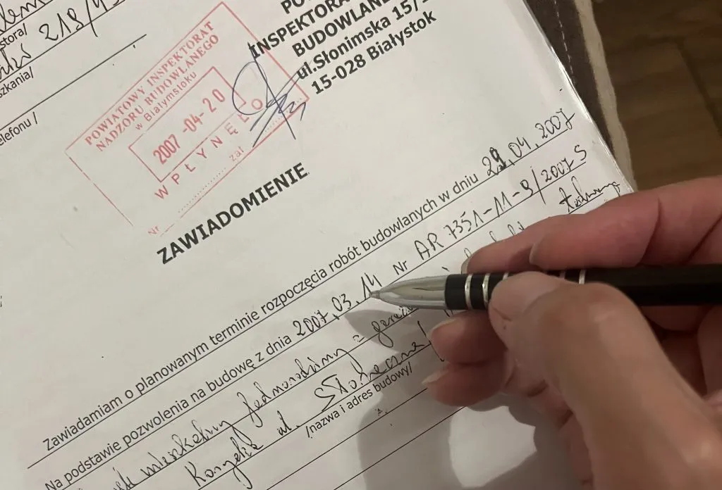 przykładowe dokumenty do legalizacji budynku