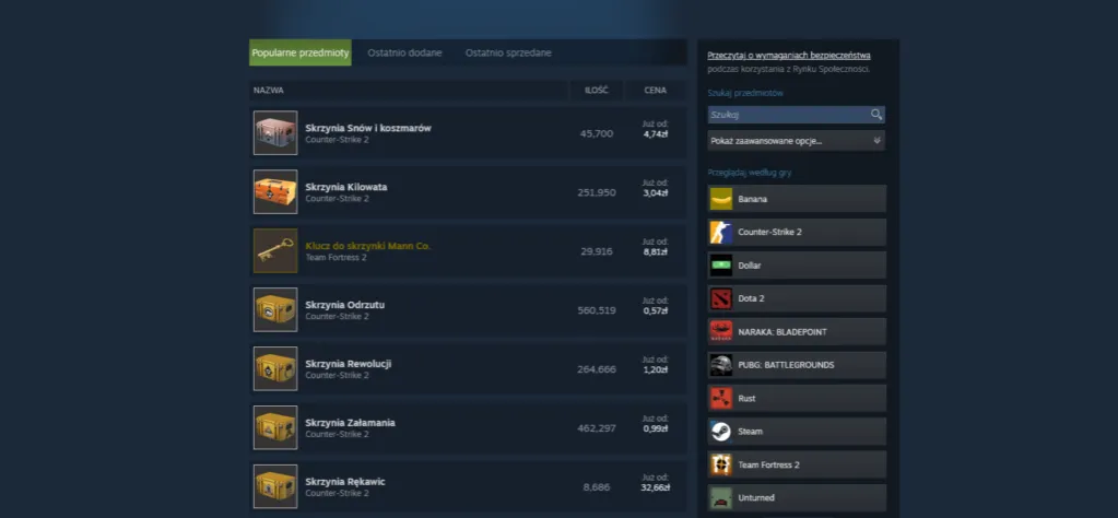 Zdjęcie Jak odblokować rynek Steam i uniknąć problemów z handlem przedmiotami