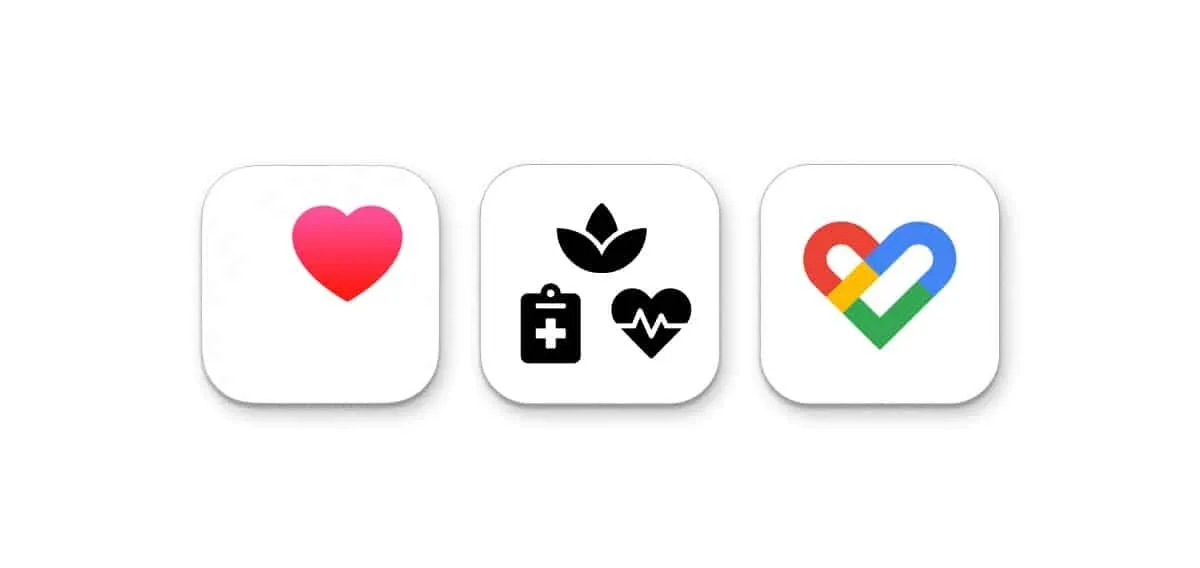 Google Fit kompatible Apps Logos