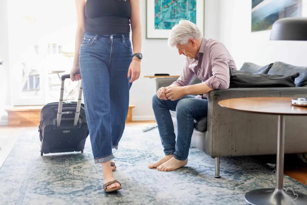 Para rozmawiająca o problemach w związku, psychologia zaufania