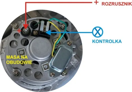 alternator z wbudowanym regulatorem vs zewnętrznym