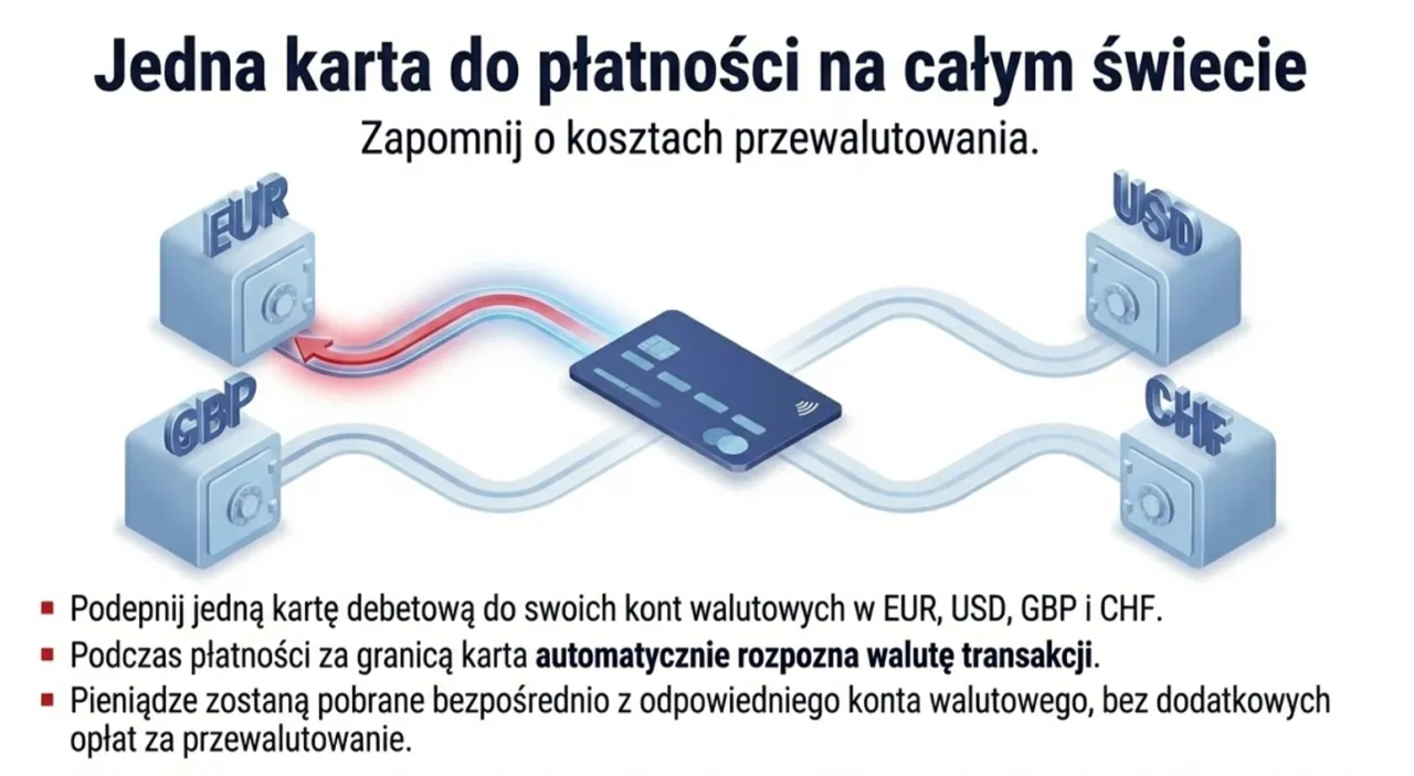 Pekao SA konto walutowe jak założyć