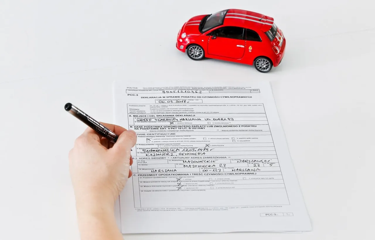 Podatek od kupna samochodu używanego poradnik