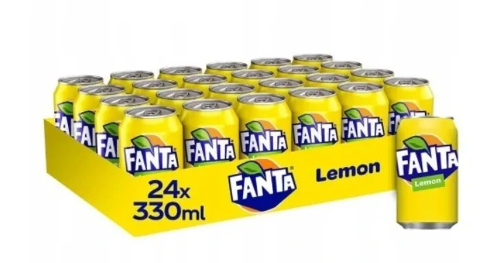 Fanta Lemon puszki różne kraje