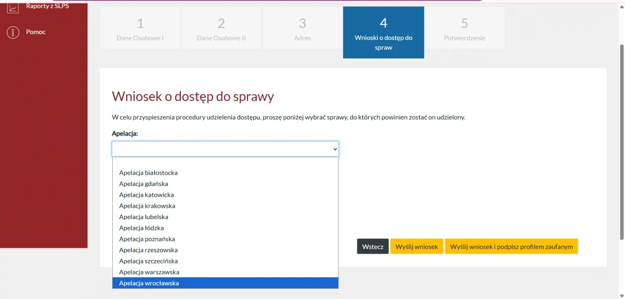 protokół sądowy, dokumenty sądowe