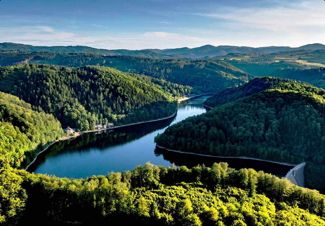 G&oacute;ry Dolnego Śląska panorama