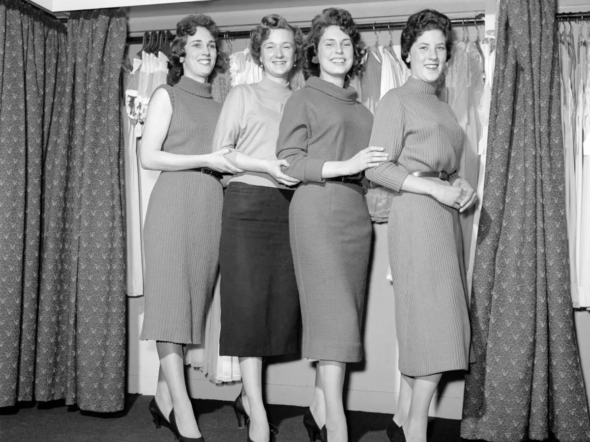 Moda PRL dekady 60 70 80 porównanie