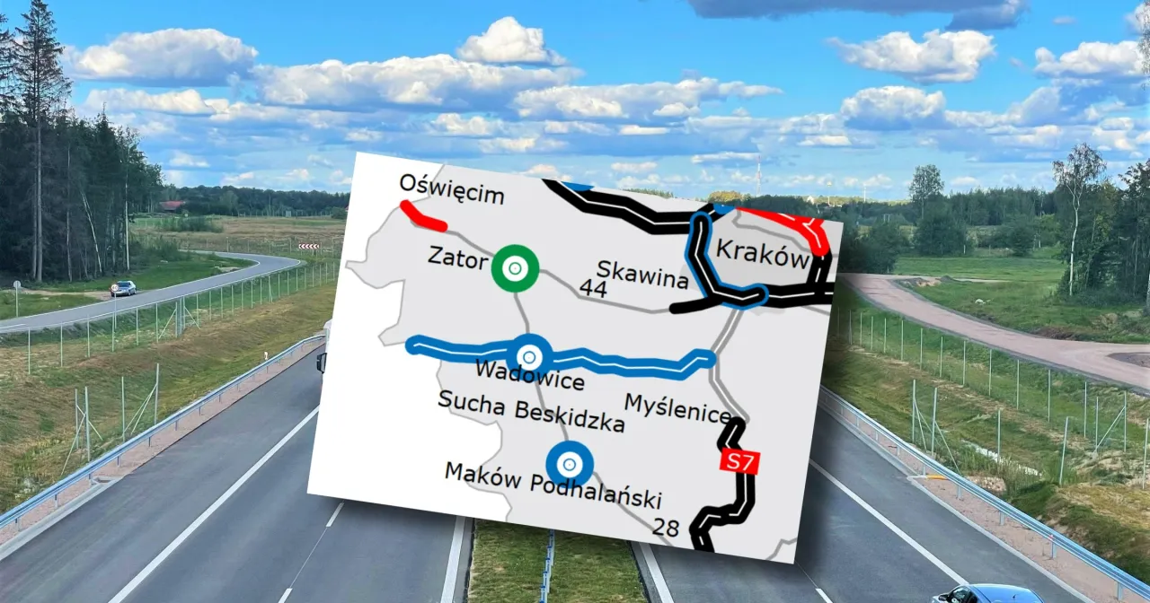 Znaki ograniczenia prędkości autostrada ekspresowa