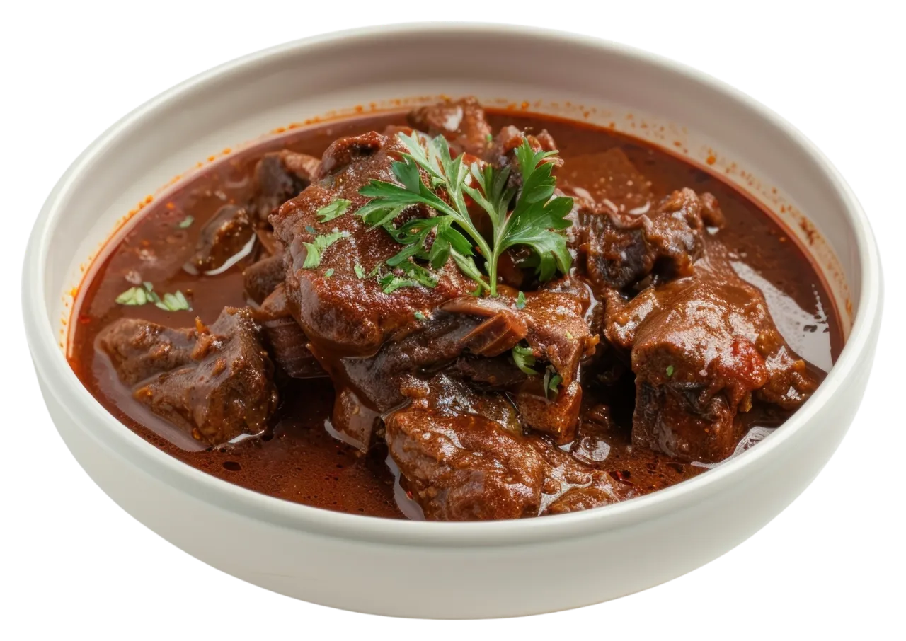 r&oacute;żne kawałki wołowiny do gulaszu