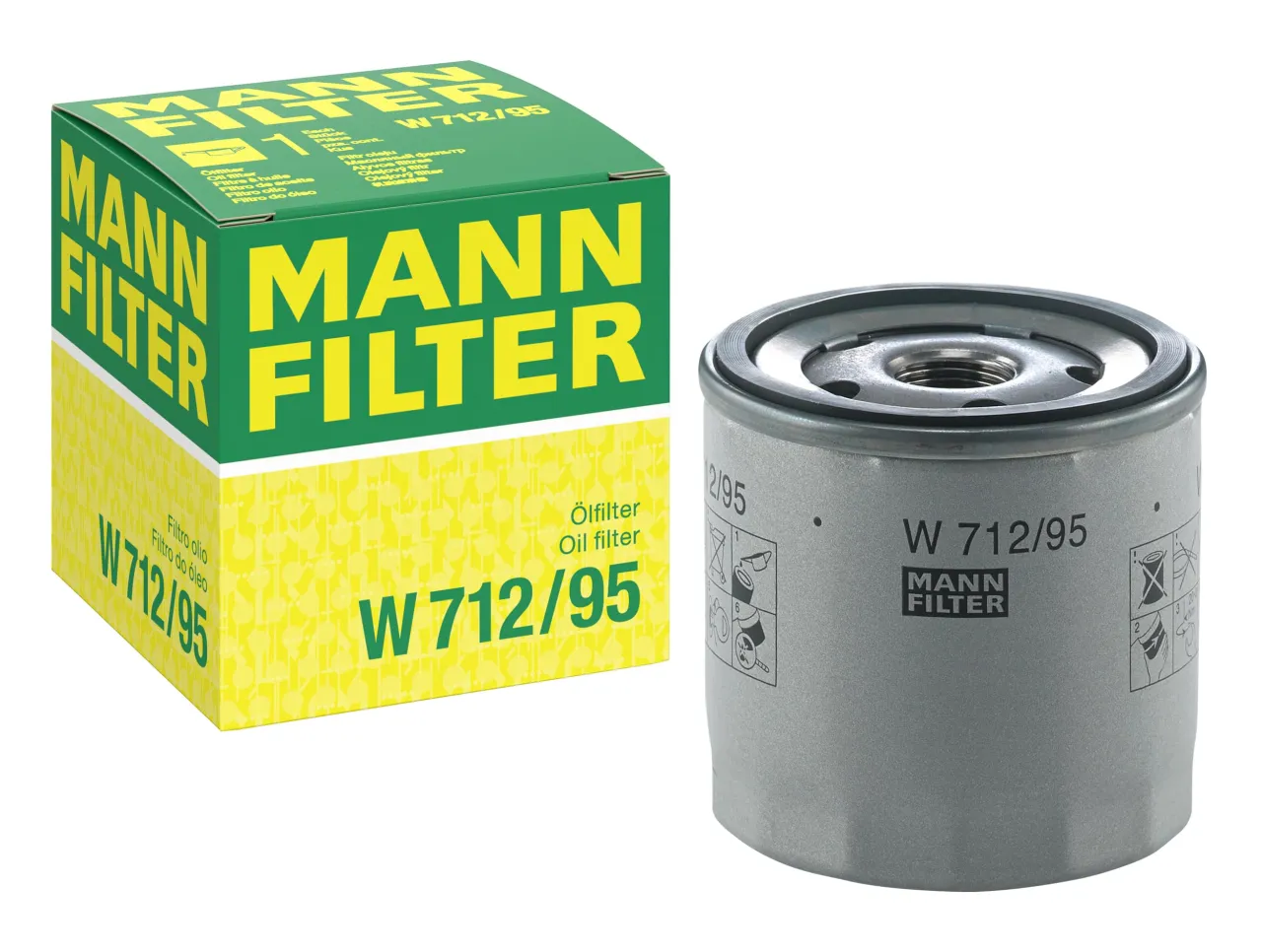 MANN-FILTER W 712/95 Ölfilter