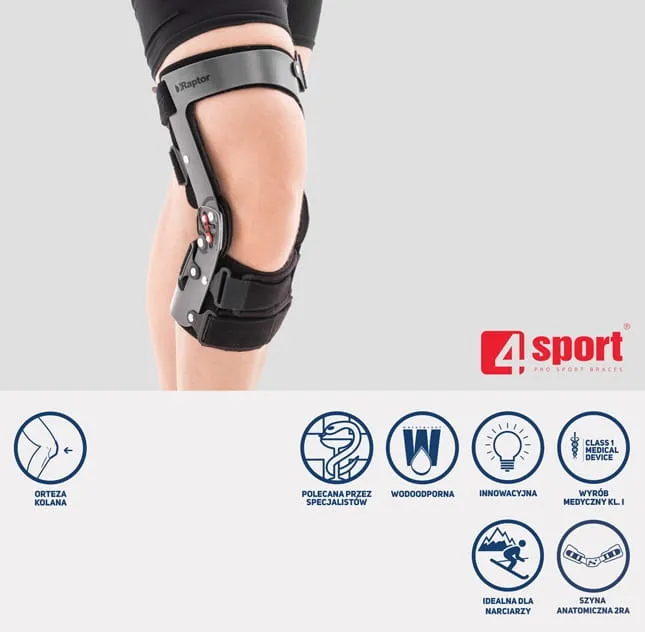 Orteza kolana narciarska
