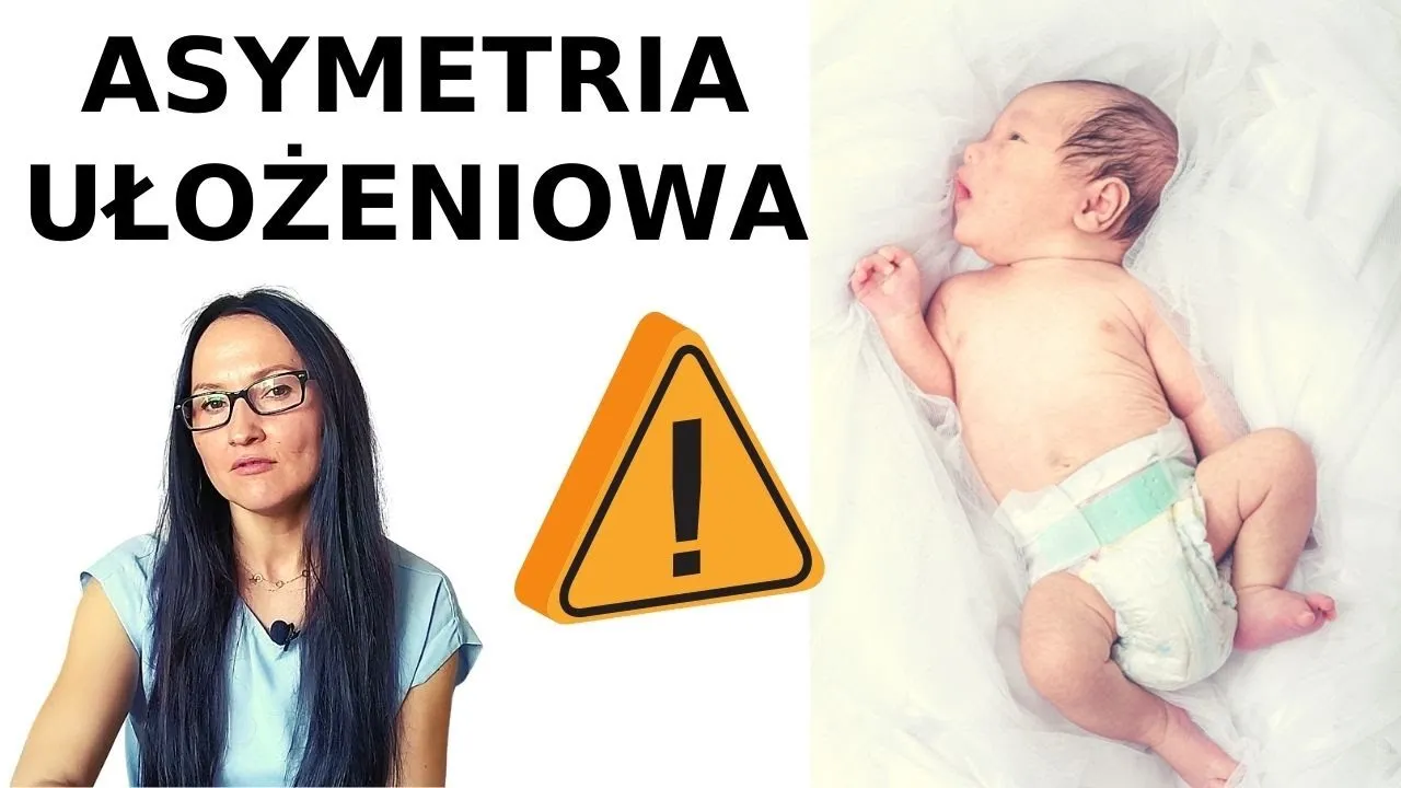 niepokojące sygnały u noworodka, asymetria ułożeniowa niemowlaka