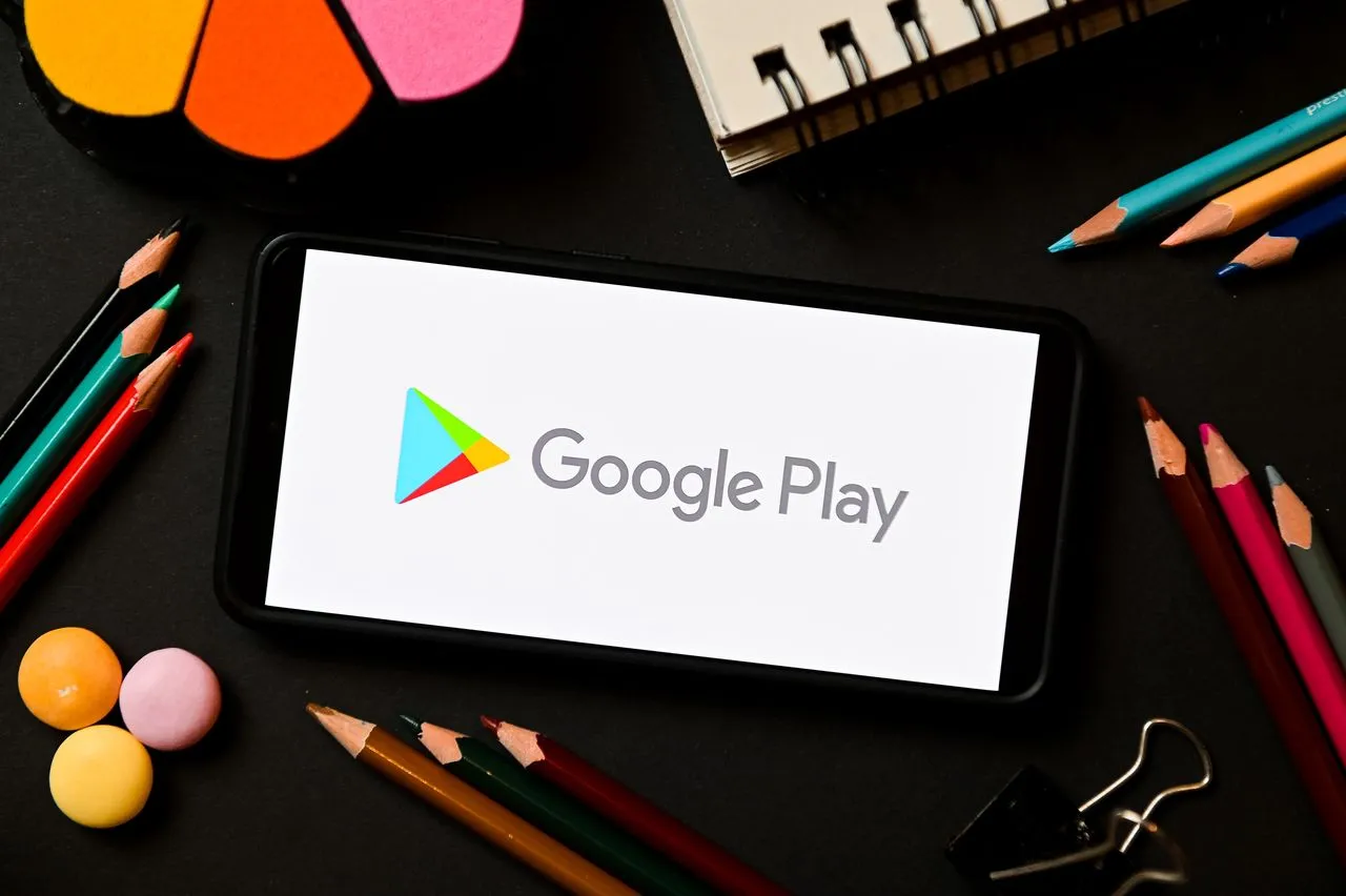 Sklep Google Play ikona i ekran gł&oacute;wny