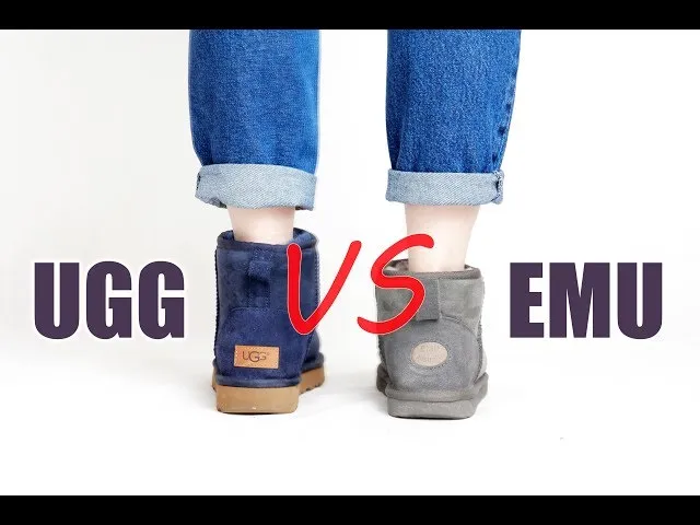 porównanie butów UGG Emu Bearpaw materiały