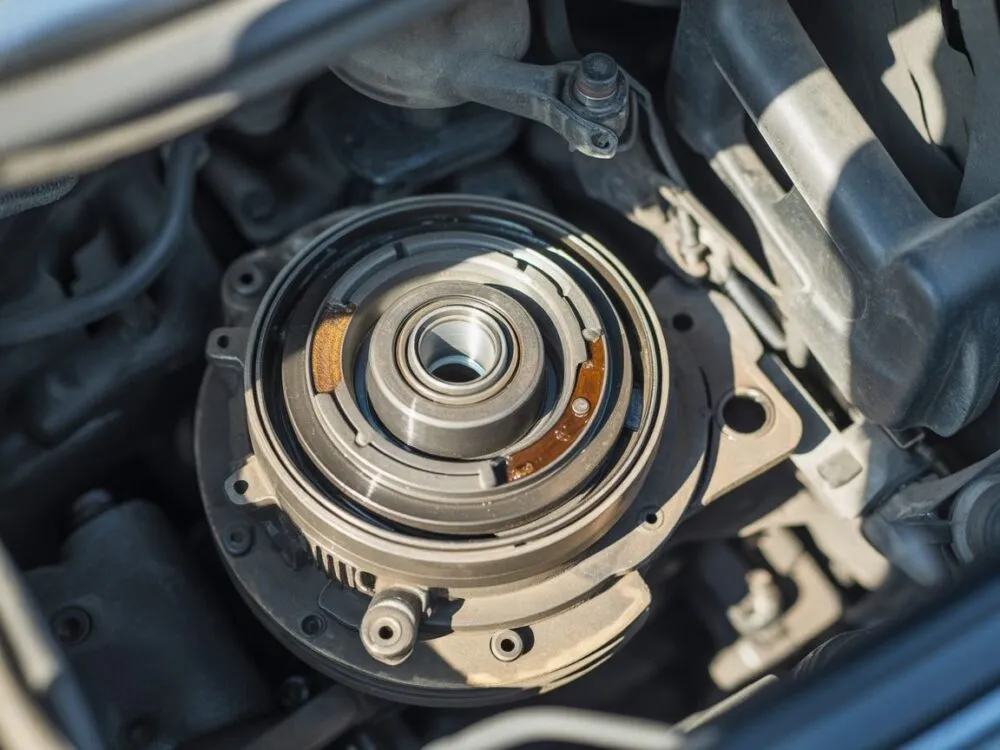 Uszkodzone sprzęgło klimatyzacji objawy wizualne