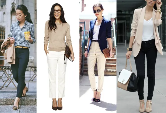 stylizacje smart casual do pracy