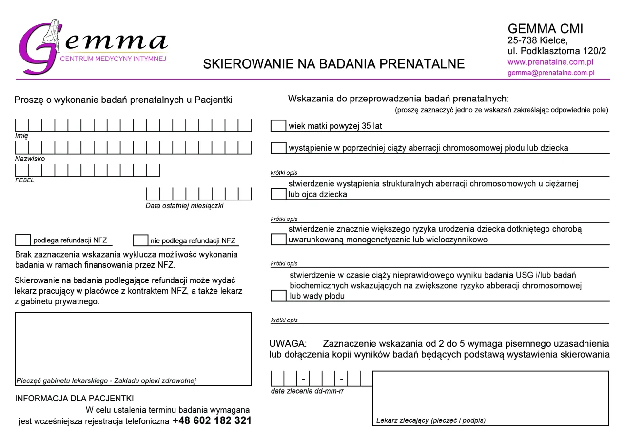 Kobieta w ciąży na badaniu USG