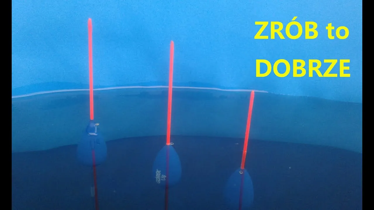 jak wyważyć spławik w wiadrze