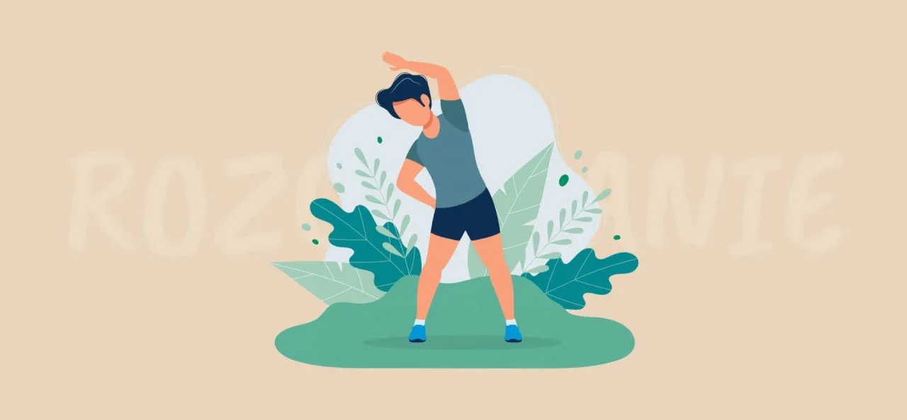 rozciąganie ud korzyści grafika