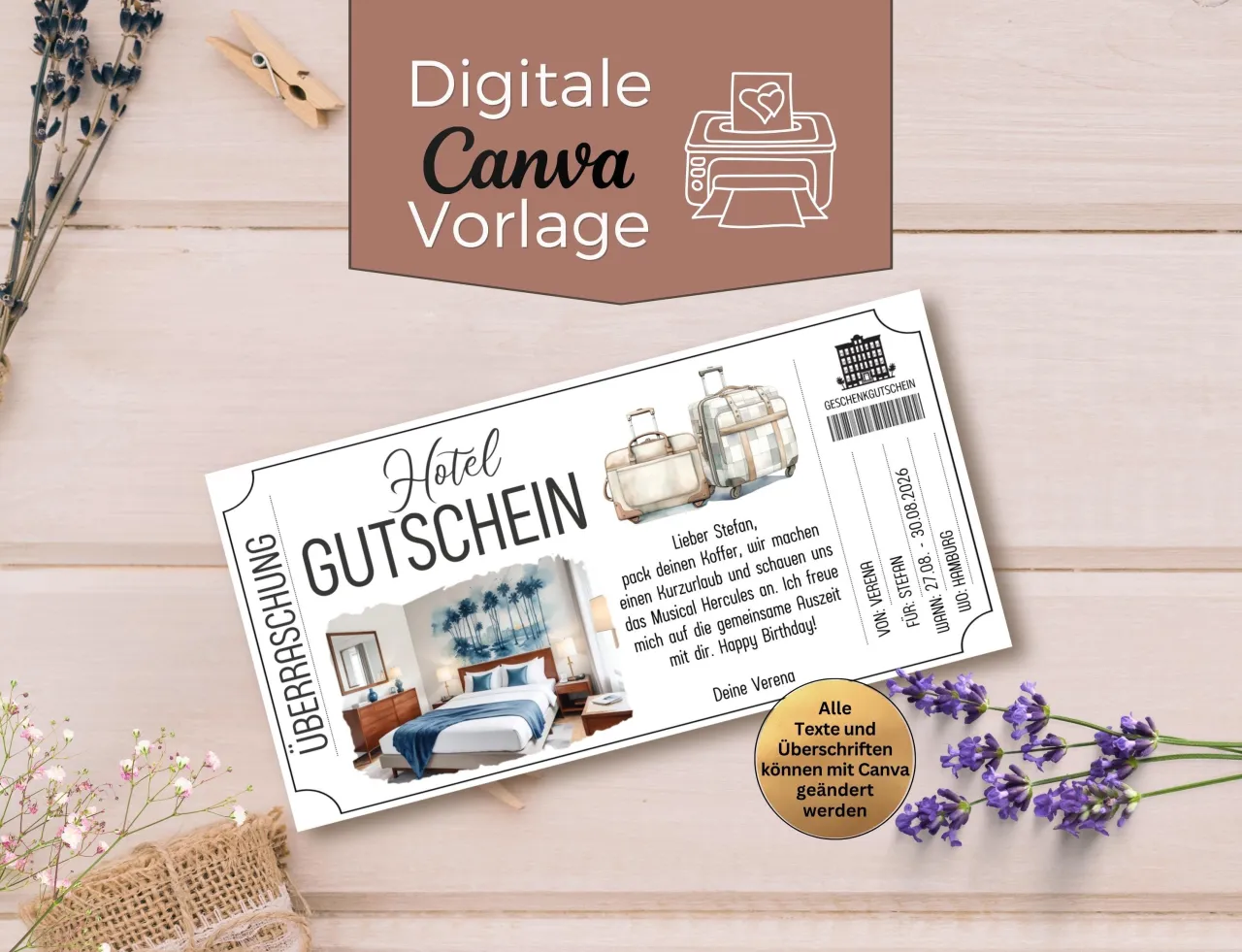 kreatywny prezent ślubny voucher na podróż