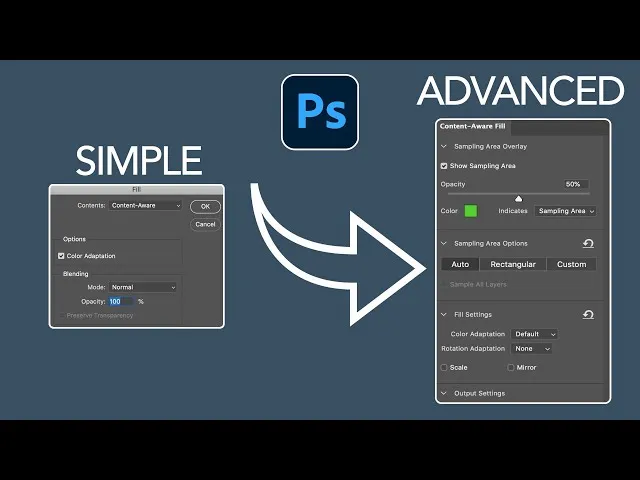 Content-Aware Fill Photoshop jak używać