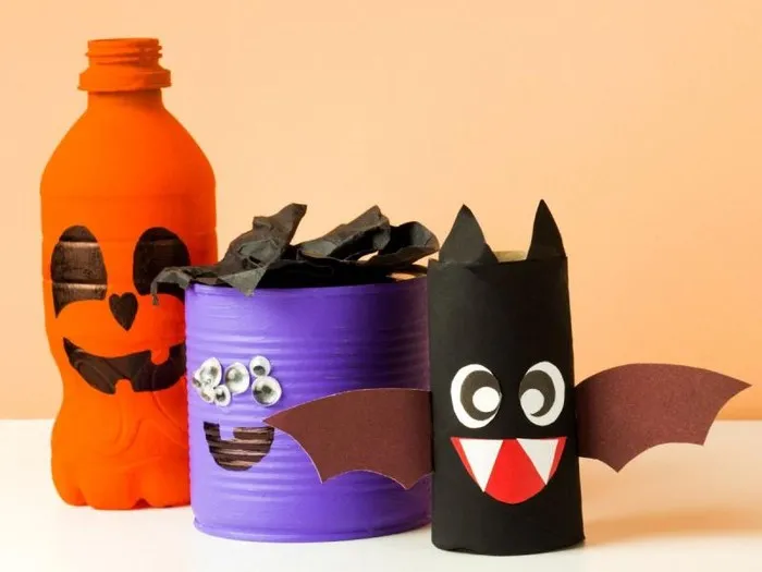 ozdoby na halloween z recyklingu DIY