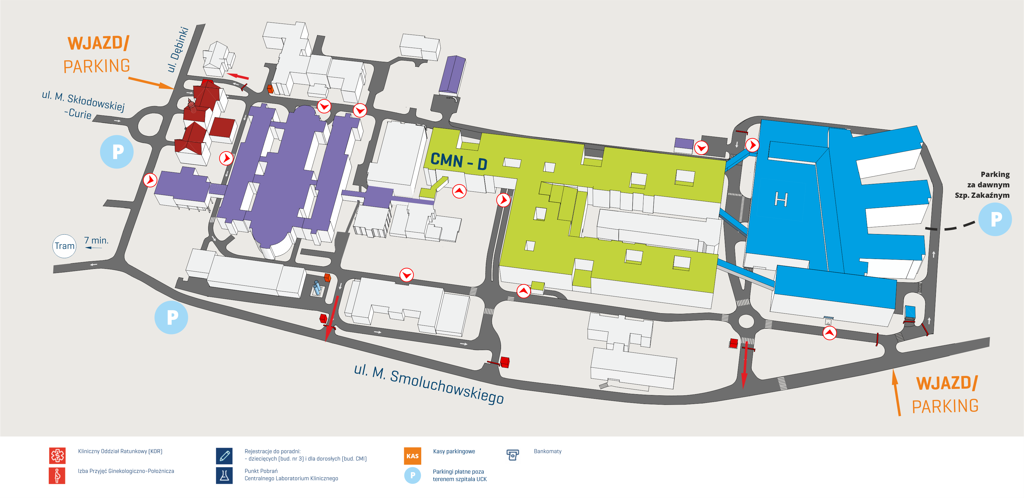 Mapa placówek rehabilitacyjnych Gdańsk