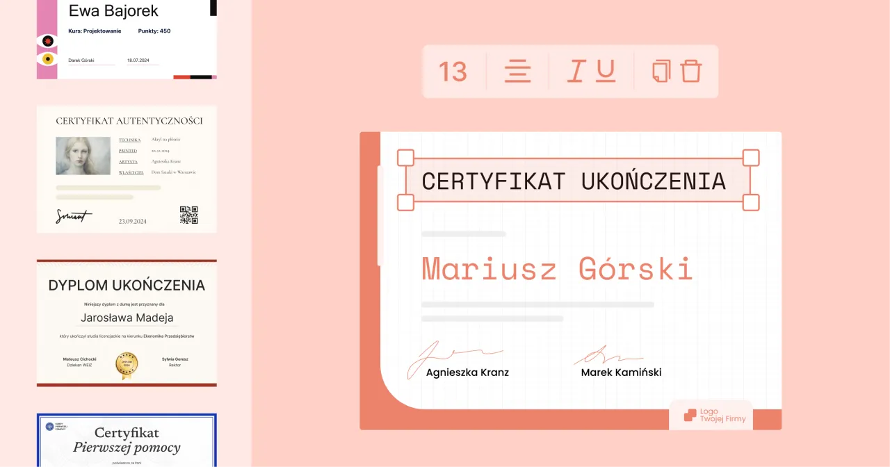 certyfikat instruktora pierwszej pomocy