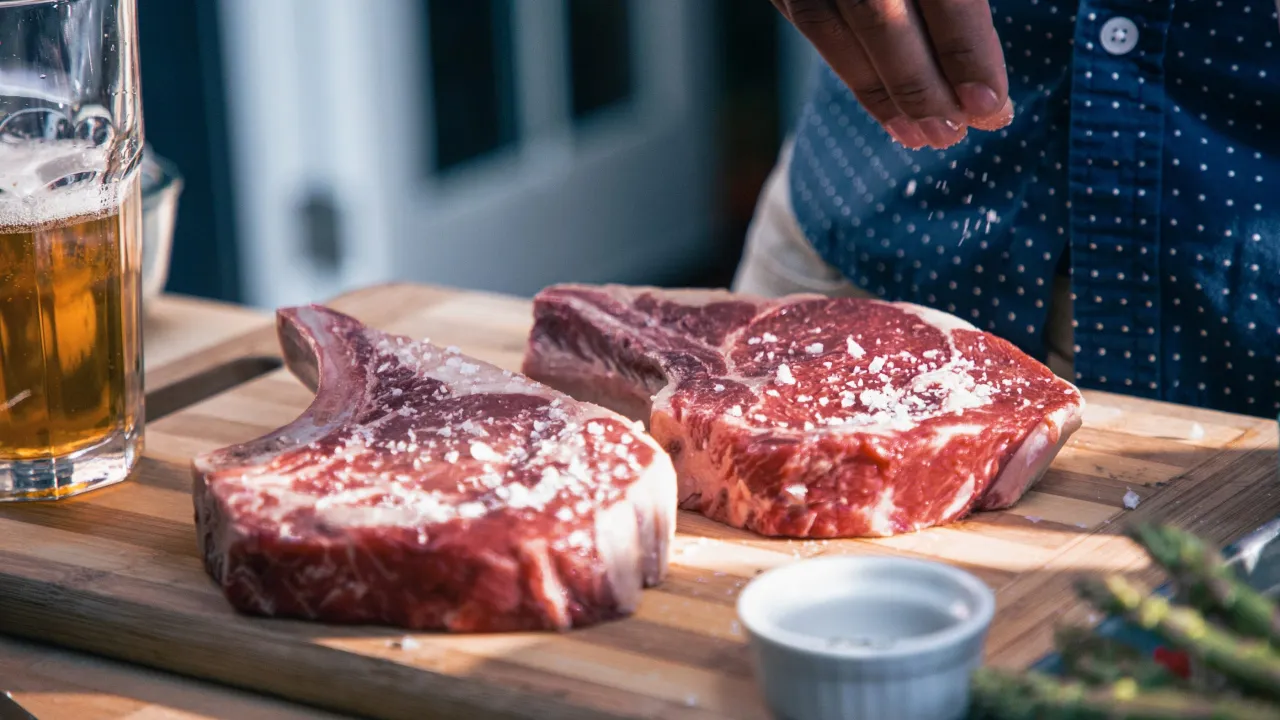 test sprężystości mięsa dłoń stopnie wypieczenia