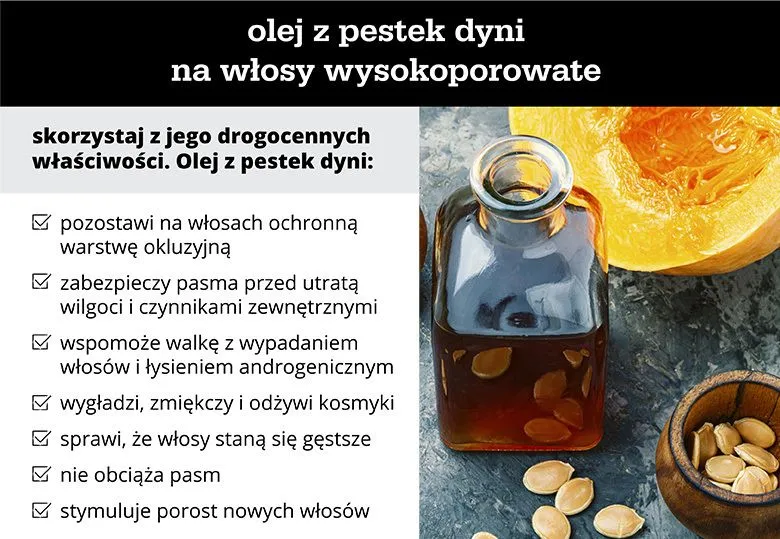 Składniki aktywne na włosy infografika