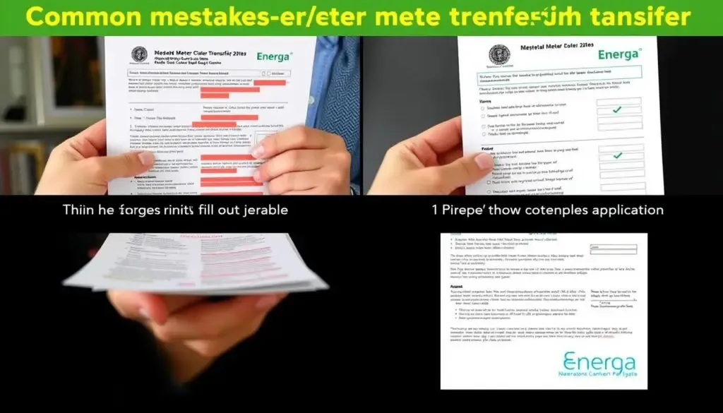 proces przepisania licznika prądu infografika