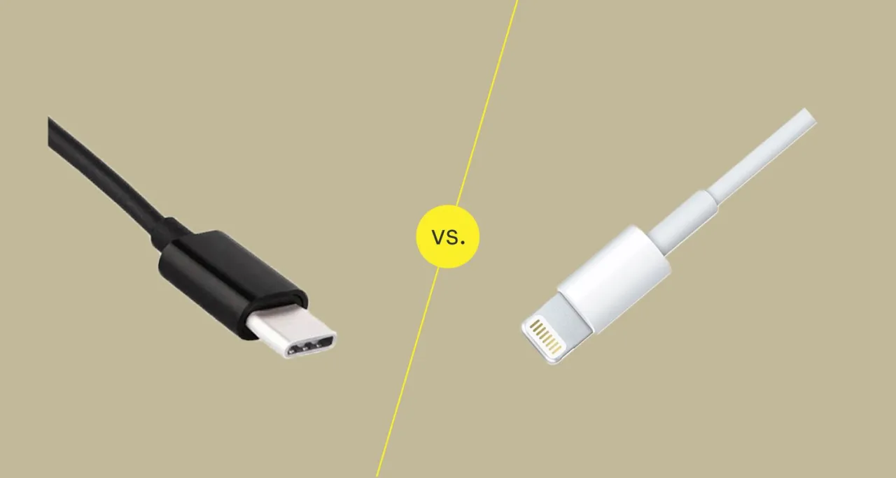 kabel lightning vs usb-c iphone