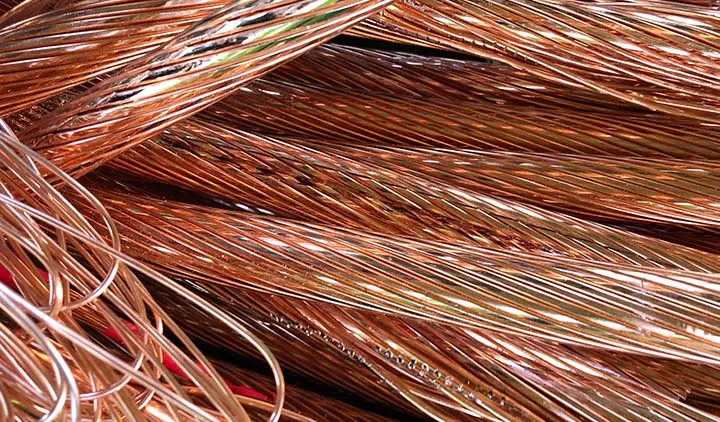 rodzaje złomu miedzi milbera kawałkowa